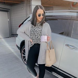 Soft, leopard print t-shirt